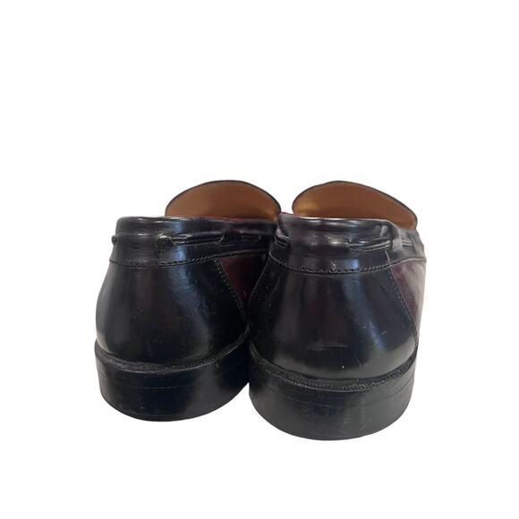 Johnston Murphy Loafers Brown Black Leather Tassel Slip On Shoes Size 8.5M main image 6
